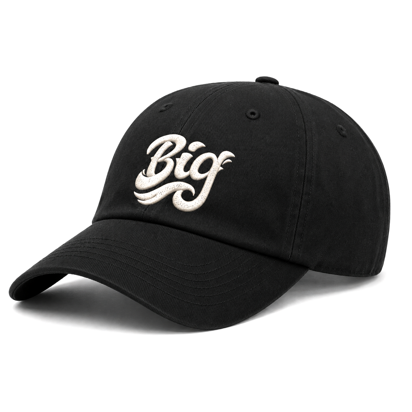 BIG Dad Cap - Black/Beige