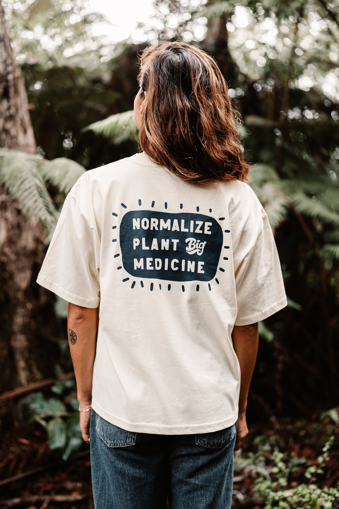 Women's Normalize Plant Medicine Tee - Butter