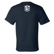 Load image into Gallery viewer, Navy Blue &amp; White Classic BIG Tee
