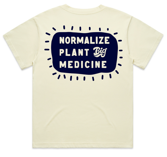 Women's Normalize Plant Medicine Tee - Butter