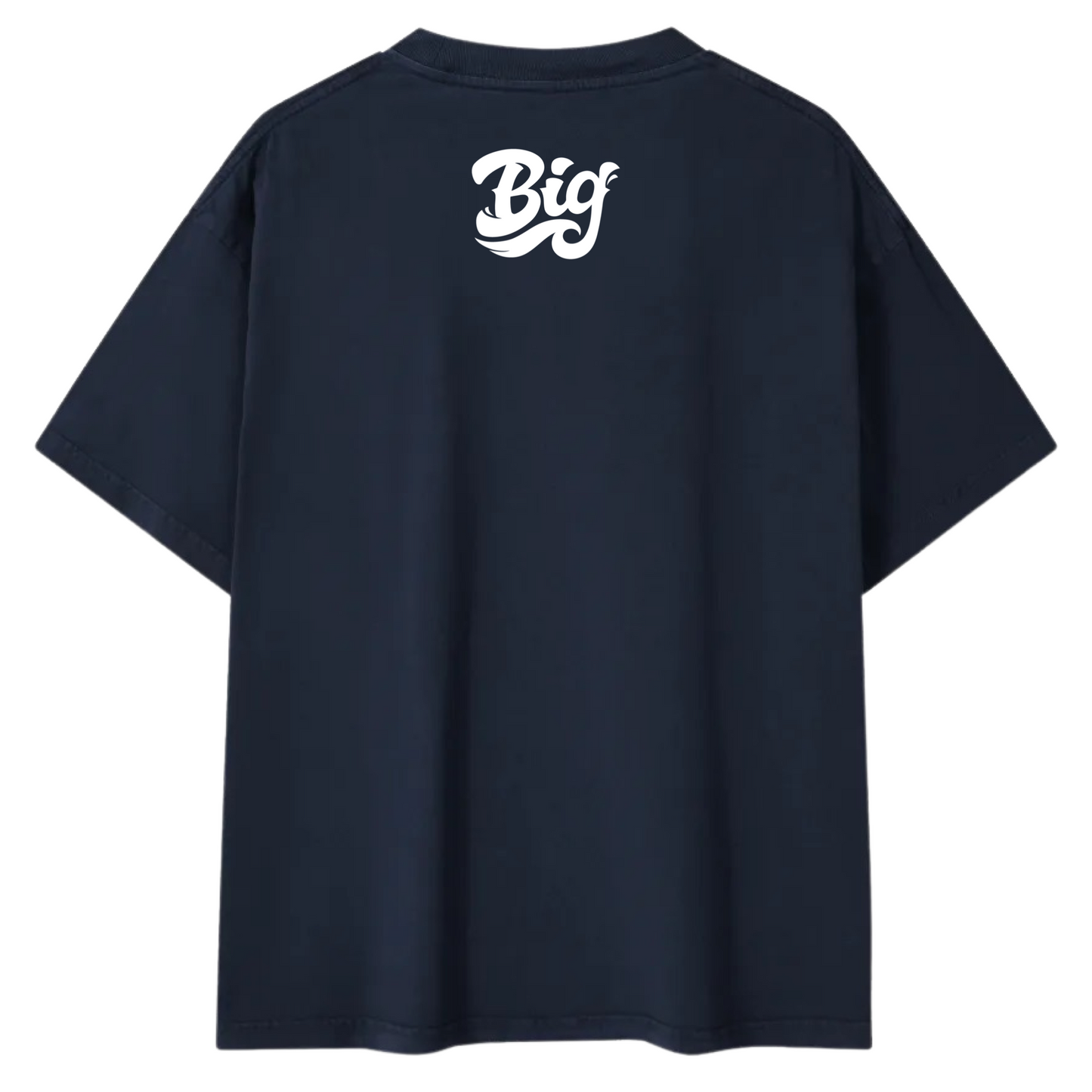 Hibiscus Oversized Tee - Navy