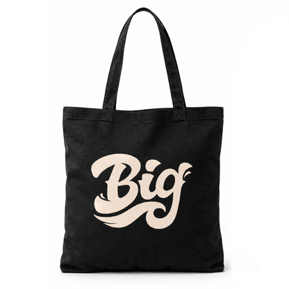 BIG Hibiscus Tote - Black