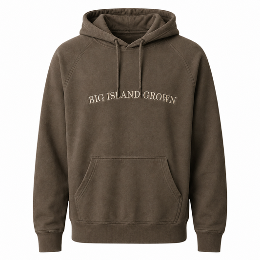 Big Island Grown Hoodie - Walnut
