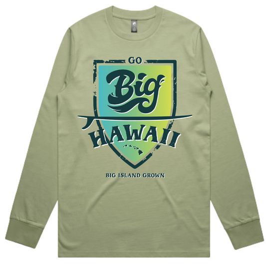 GO BIG Longsleeve Tee - Pistachio