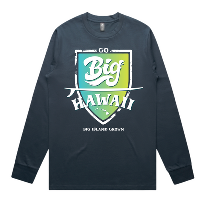 Go Big Tee - Long Sleeve - Petrol Blue