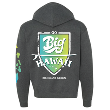 Load image into Gallery viewer, GO BIG - Zip Up Champion Hoodies - Charcoal Grey
