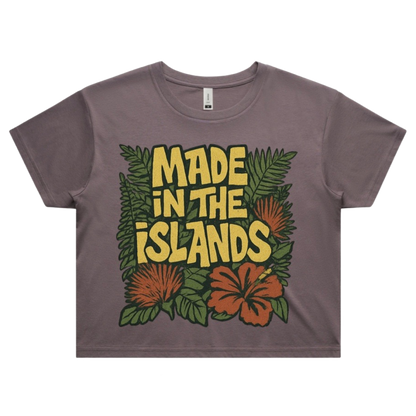 Irie Love x BIG Made in Hawaii - Mauve Crop Top