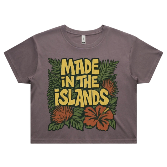 Irie Love x BIG Made in Hawaii - Mauve Crop Top
