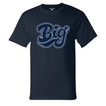 Load image into Gallery viewer, Navy Blue &amp; White Classic BIG Tee
