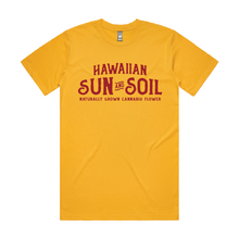 Load image into Gallery viewer, Hawaiian Sun &amp; Soil Yellow Tee
