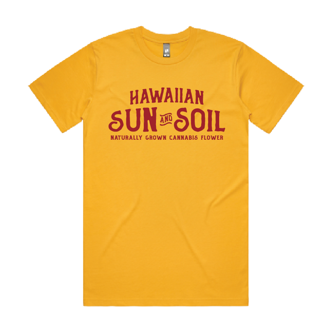Hawaiian Sun & Soil Yellow Tee