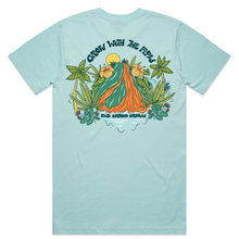 Load image into Gallery viewer, Grow with the Flow Tee - Lagoon
